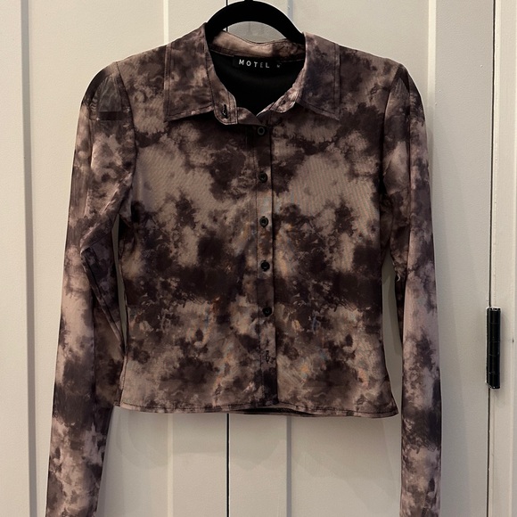 Motel Rocks Mesh Top - Picture 2 of 3